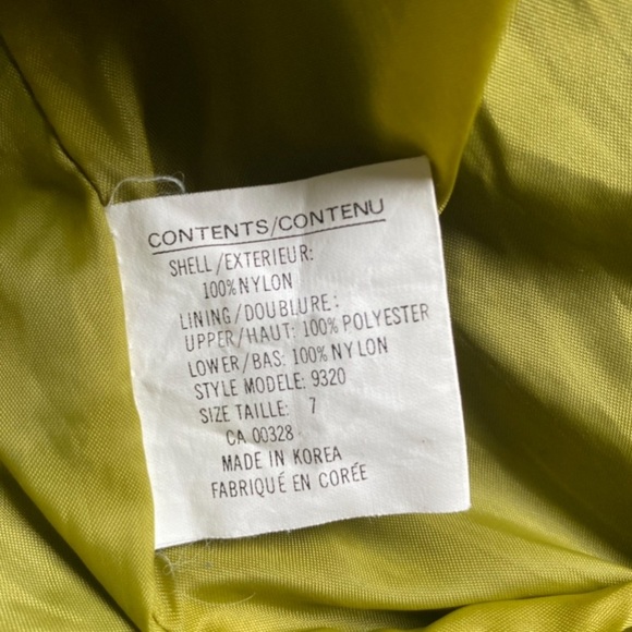 Vintage Pizazz trench coat wind breaker long neon detailing cinch waist - Picture 11 of 13